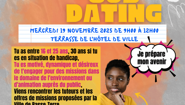 JOB DATING – SERVICE CIVIQUE 2025/2026